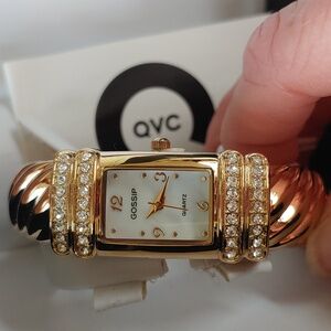 Gossip Ladies Watch Fashion Gold Tone Bracelet Watch